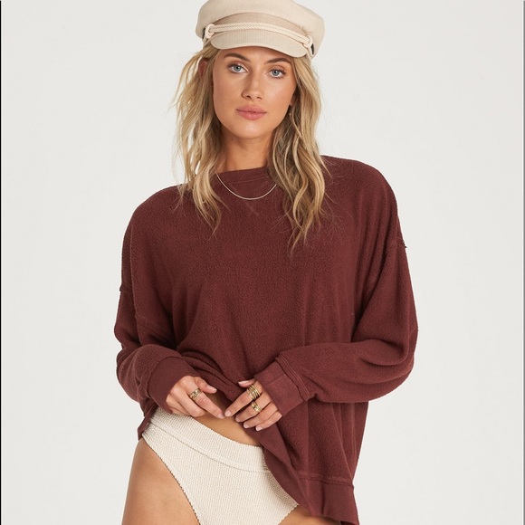 🌴🔆BILLABONG- THREE DAY WEEKEND SWEATSHIRT🔆🌴 - Picture 6 of 12